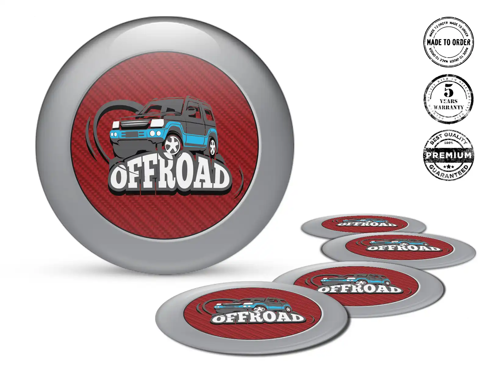 Sticker Silikon Premium Racing Dome Hochwertig